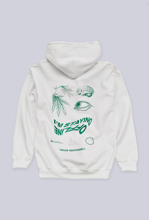 Offline White Hoodie