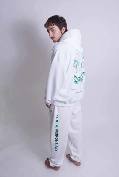 Offline White Hoodie