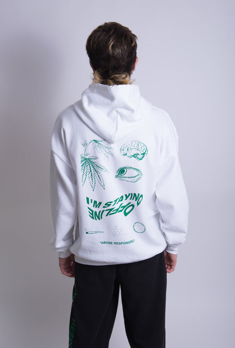 Offline White Hoodie