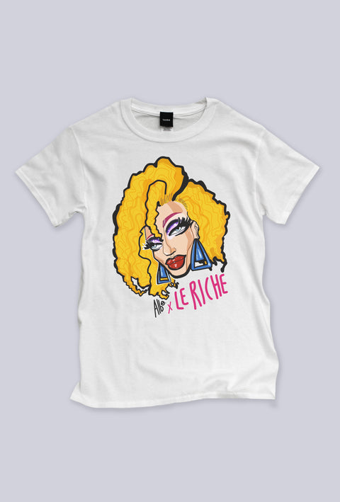 Le Riche - 80's t-shirt white