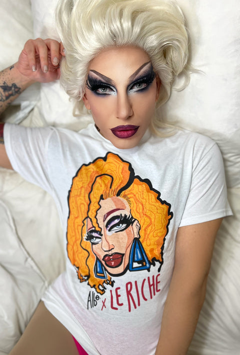  Le Riche - 80's t-shirt white