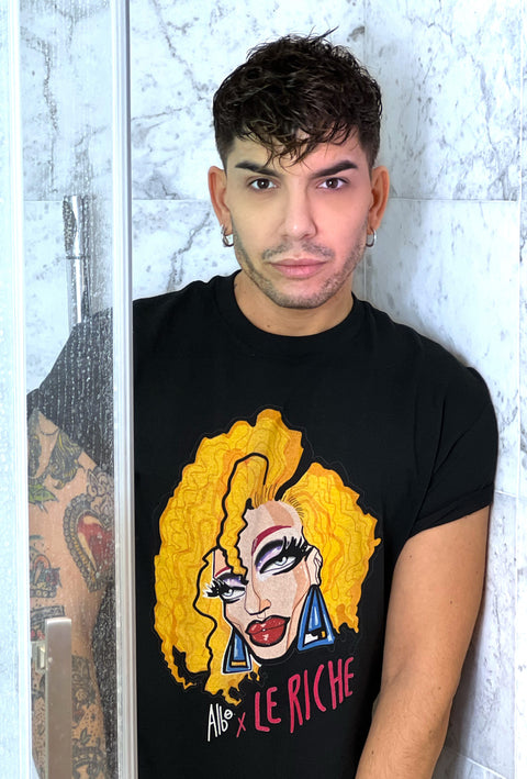  Le Riche - 80's t-shirt black